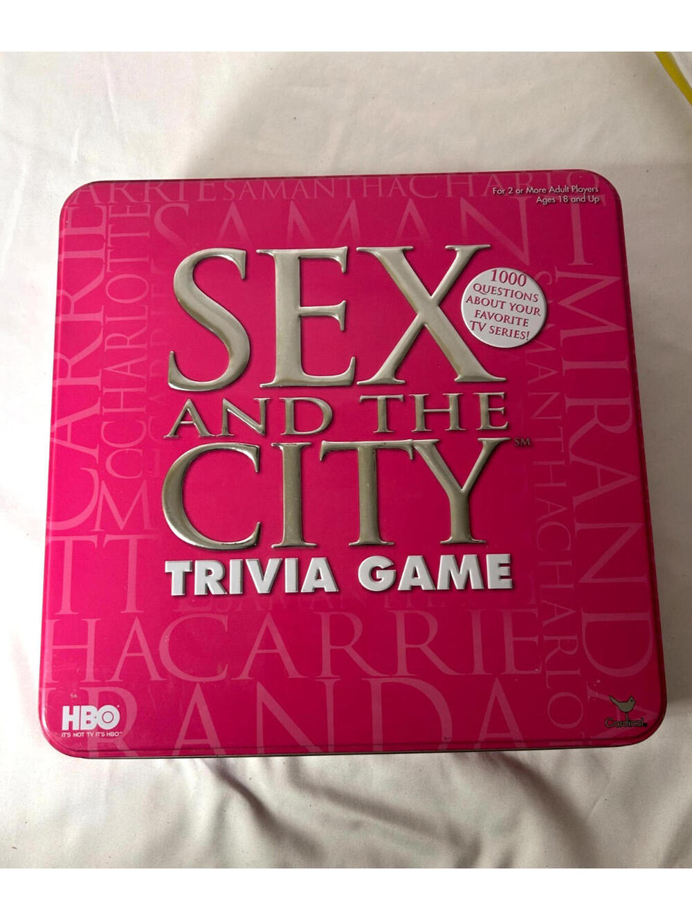Sex and the City Trivia Game – HBO TV Series Cardinal 2004 Tin Box Complete
